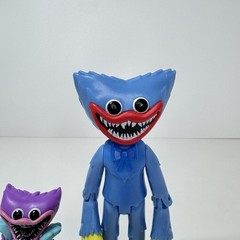 Poppy Playtime Scary Huggy Wuggy 5″ Blue And 2.5”Purple Set Action Figure