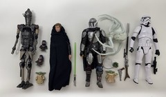 Star Wars Black Series 31 Loose Figure Mandalorian Lot – Complete