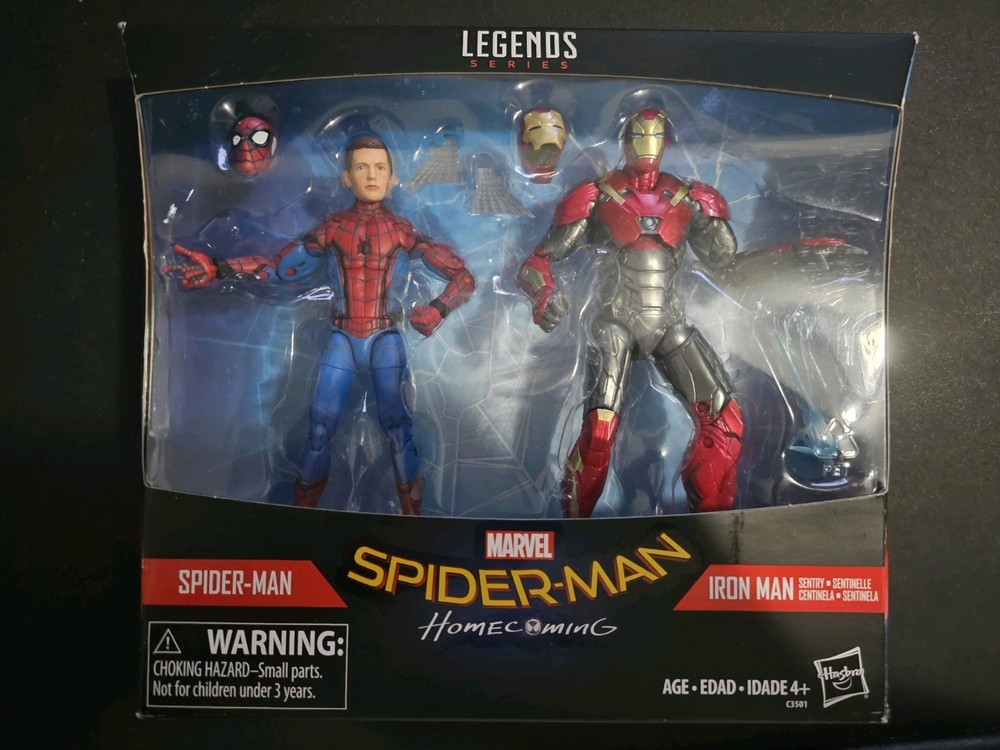 Marvel Legends Spider-Man Homecoming SPIDERMAN Iron Man 2 Pack New