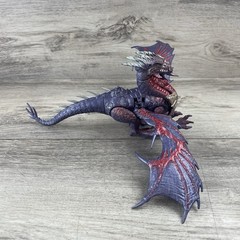 Vintage DragonHeart Medusa Dragon Purple Gold Figure Kenner 1996 2 Head