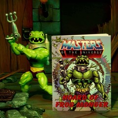 New For 2023 Mattel MOTU Origins Frog Monger 5.5-Inch Action Figure Retro Play!