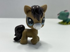 Hasbro Littlest Pet Shop Figure Lot 3 Frog Horse Bunny Toy Animals Set Cute