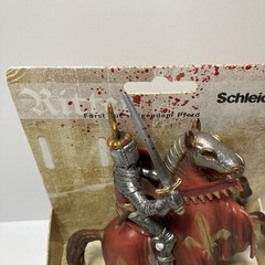Schleich 70018 Knight Reared Up Horse Fleur de Lis Prince Customized Paint? READ