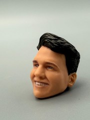 JASON smiling head sculpt Power Rangers MMPR Lightning from SDCC 2-Pack gold red