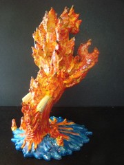FLAME HAND Custom Kidrobot Santa Cruz Skateboards Screaming Hand Figure