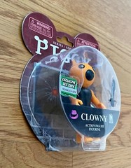 FOXY ACTION FIGURE MISPRINT MISLABEL ERROR RARE Piggy Clowny NEW ON CARD w/ DLC