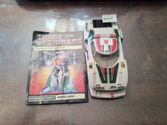 Vintage G1 Transformers Wheeljack 95% Complete 1980 82 Pre Rub W/ Display Box*