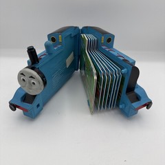 Vintage 1994 Ertl Thomas the Train One Blue Engine Book Plastic Rubber Push Toy