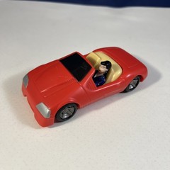 SUPERMAN The Animated Series Lois Lane in Car Pull Back Toy 1997 Burger King DC