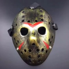 Jason Voorhees Hockey Mask Friday The 13th Scary Horror Halloween Cosplay Party