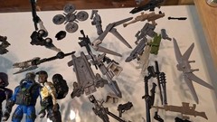 Final Faction Alpha Team Action Figures & Assorted Weapons/Vehicle Large Lot