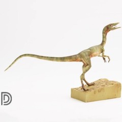 DINO DREAM 1/5 Male Compsognathus GK Dinosaur Model Animal Figure Toys Gift