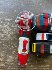 Vintage Voltron Dairugger DX Parts Lot 1982 Bandai & Japan 14” Combiner