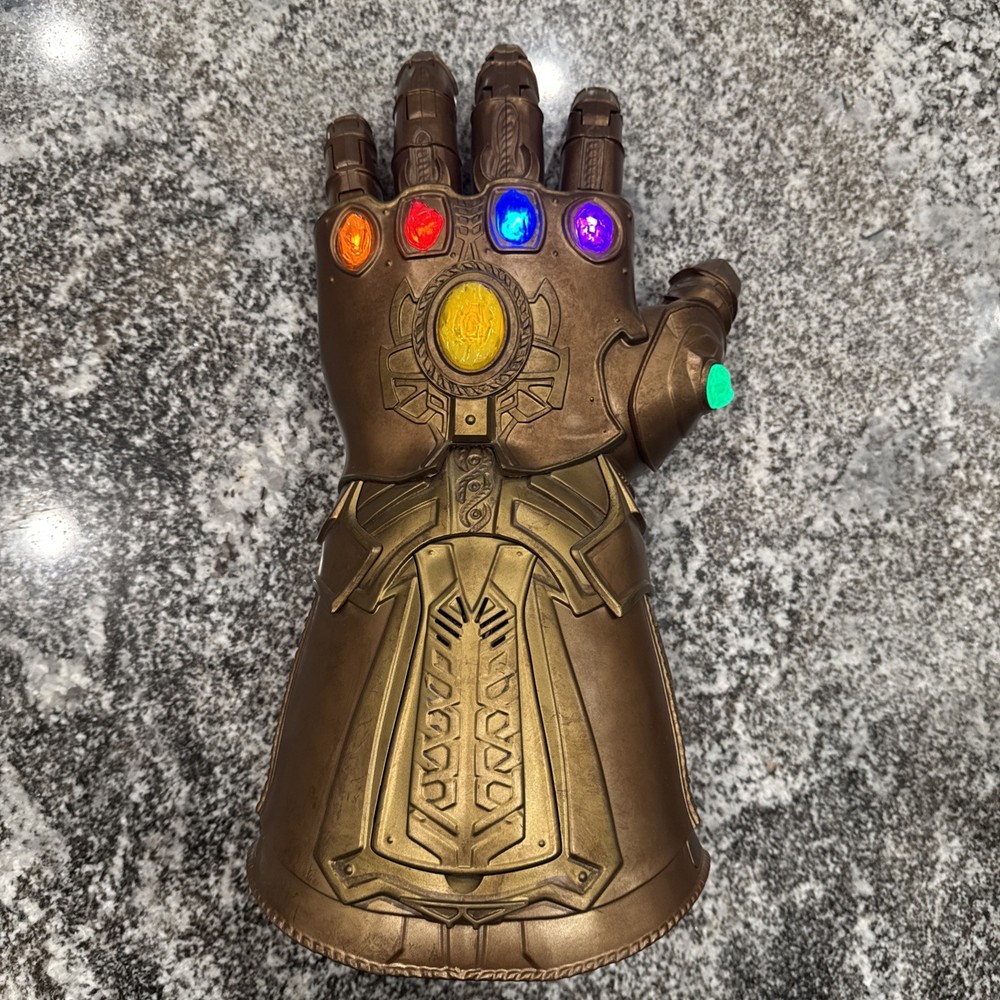 Marvel Legends Infinity Gauntlet Articulated Electronic Glove Thanos Clean Works