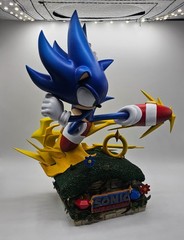 3D Printed Fan Art Sonic the Hedgehog Sculpture by Wicked