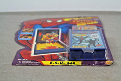 Vtg 1994 Toy Biz Spider-Man Pocket Comics Action Playset E.S.U. Lab New on Card