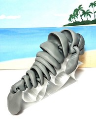 3D Printed Manatee, 9″ Full Articulated Manatee with Stand, Stress Relief Toy