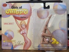 GIRLS of CHIODO Series I BIKINI BABE Signed Figurine 1998 SkyBolt Toyz 80/600