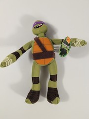 Nickelodeon TMNT Donatello Plush 10″ Stuffed Turtle Figure Toy Purple Mask