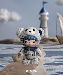100%Authentic POP MART Hirono Freedom Island Plush Doll Pendant Toy 18cm Gift