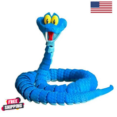 40cm Gary Snake: Disney Zootopia 2 Articulated Simulation Toy Snake, 3d Printed*