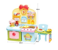 Dalimi Colorful Full Course Kitchen Premium Role Play Set Korean Toy