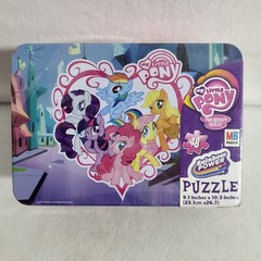 2014 My Little Pony LUNCHBOX PUZZLE 48 pc Rainbow Power Crystal Empire 9.1 x 10