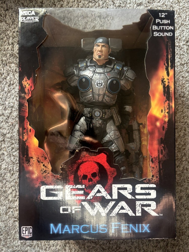 GEARS OF WAR – 12″ Marcus Fenix figure, 2008