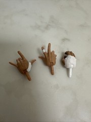 6 WWE Action Figure Extra Hands (Set of 3) Mattel Elite. Parts only. #10