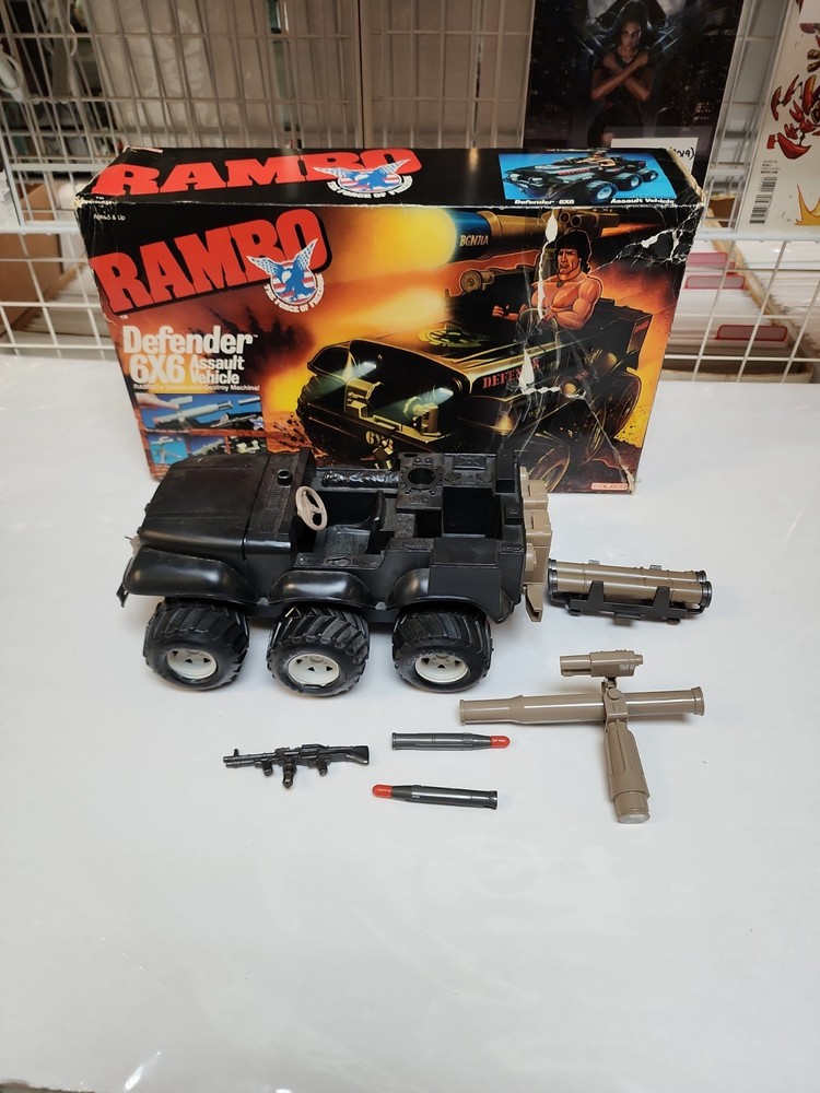 Vintage Coleco Rambo Defender 6×6 Assault Vehicle Incomplete