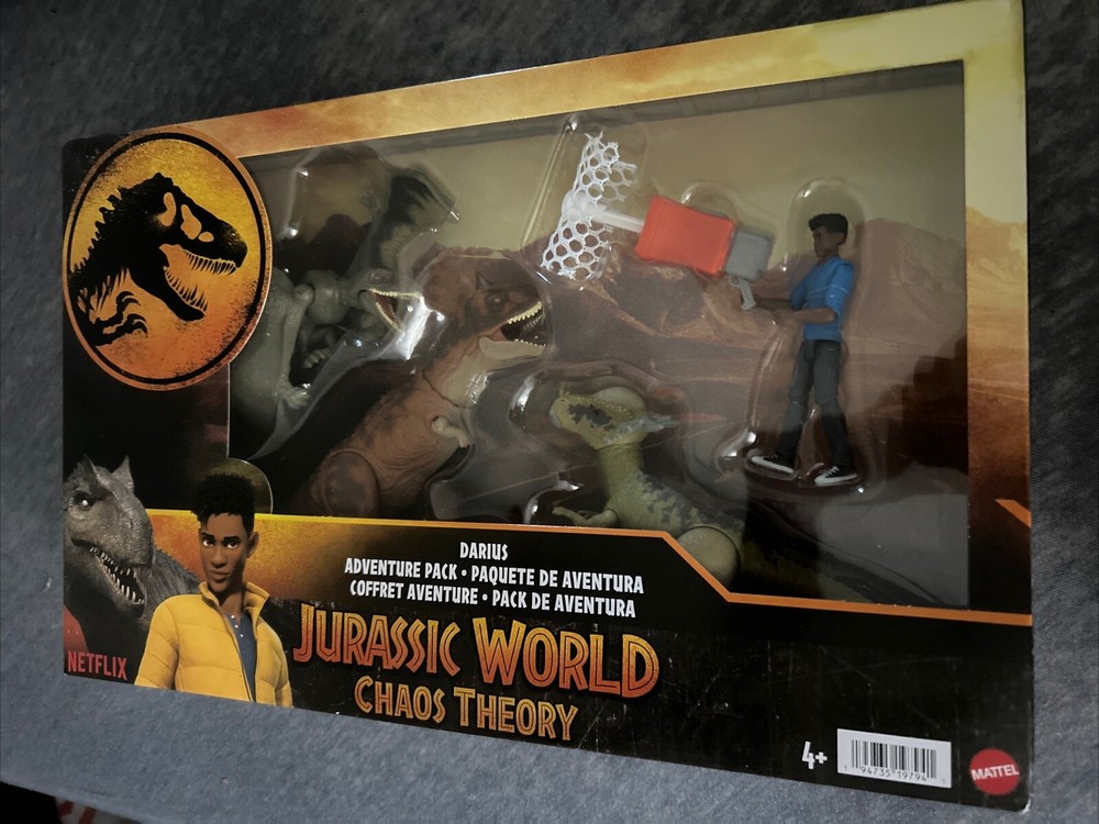 Jurassic World Chaos Theory Darius Adventure Pack Set 2024 Camp Cretaceous