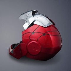 Autoking Iron Man Mask Mk5 1:1 Helmet Wearable Voice Touch Cosplay Props Jarvis