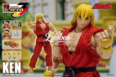 New Storm Toys SFSA01 1/12 Street Fighter ALPHA3 Ken Action Figure Model In Hand