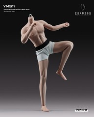 YM YM511M 1/6 Male Bodybuilding Action Figure Body 12in Muscle Soldier Model Toy