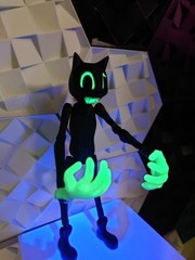 Cartoon Cat – Trevor Henderson – Articulated Glow in the dark