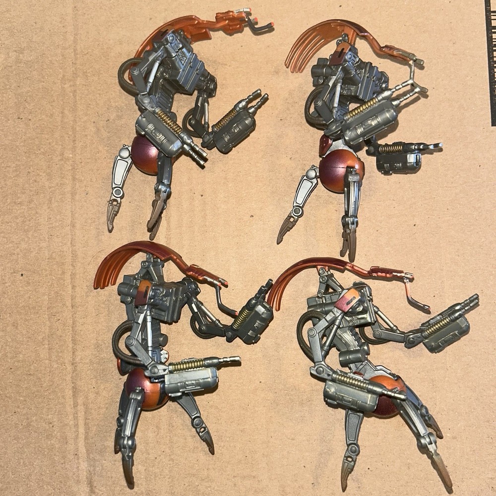Star Wars Droid Lot Droideka Destroyer Droid Vintage Collection Size Lot Of 4