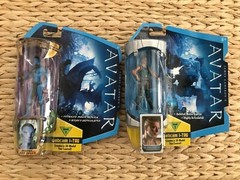 Mattel Avatar Jake Sully/ Col. Miles Quaritch Action Figure Lot 2009 3.75in New
