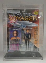 1995 Playmates Star Trek Voyager Captain Kathryn Janeway Figure W/Case -See Pics