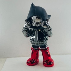 10″ Astro Boy Chrome Hoodie Action Figure Anime Cartoon Japan Figurine Toy USED