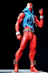 New Mess Toys Scarlet Hero Spider-Man Blue Suit 1/12 Action Figure in Stock Gift
