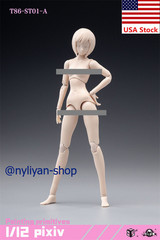 86TOYS T86 1/12Female Pale Suntan Joint Flexible Body For 6”Action Figure Model