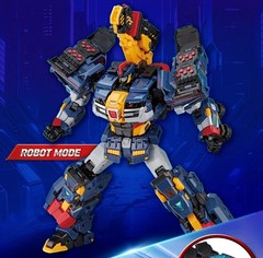 Metal Cardbot W Season3 SOLIDHORN Transformer Robot Toy Solid Horn + Express