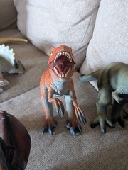 Lot Of 7 Soft Rubber Dinosaurs From Toys R Us Variety Of Species