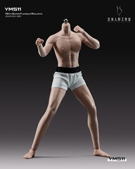 YM YM511M 1/6 Male Bodybuilding Action Figure Body 12in Muscle Soldier Model Toy