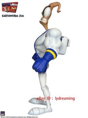 Earthworm Jim 1/12 Action Figure Collection Game Peripherals Worm Body Jim Heads