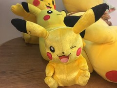 Plush Lot Of Pikachu Star Wars Grogu Jurassic Park Spider-man Captain America