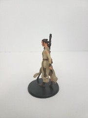 Star Wars Rey Figure Disney Store Cake Topper PVC. Broken Staff