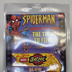 Vintage Spiderman Toy Web Shooter Water Ball 2001 Marvel Catpro Balzac NOS