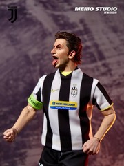 Football Stars Memoirs Studio 1/6 Del Piero Figure Roaring Head