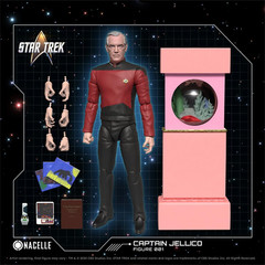 Captain Jellico 7″ Star Trek: TNG Nacelle Premium Action Figure Collectible